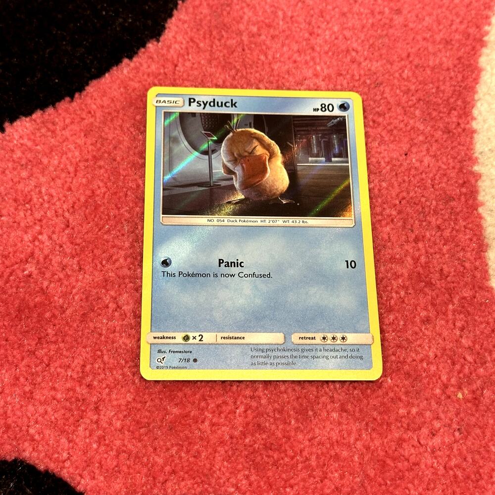 Psyduck #7 – Pokémon Detective Pikachu – Holo – As Pictured